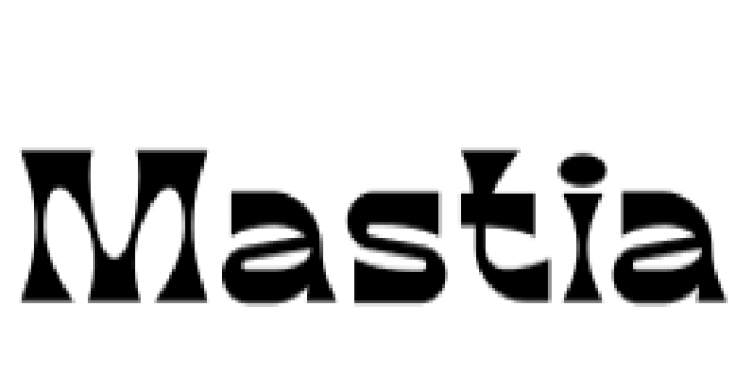Mastia Font Preview