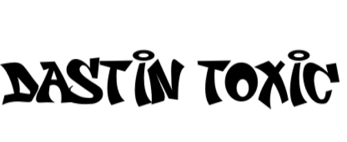 Dastin Toxic Font Preview