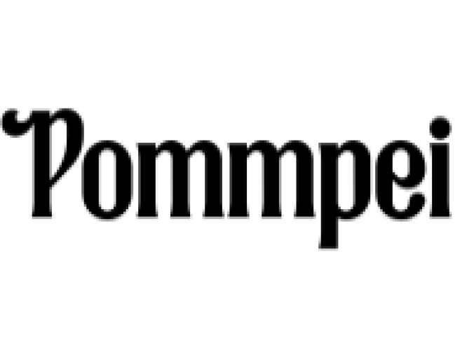 Pommpei Font Preview