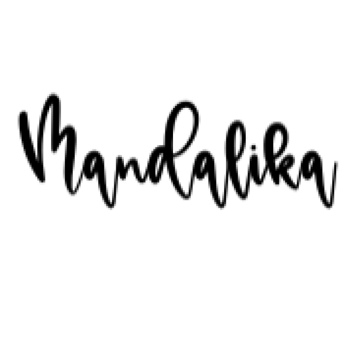 Mandalika Font Preview