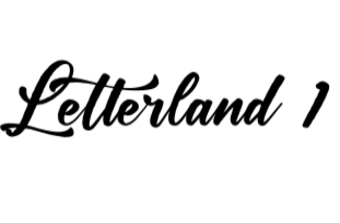 Letterland Font Preview