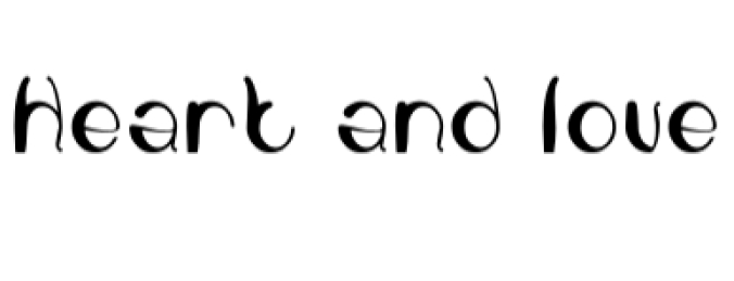 Heart and Love Font Preview