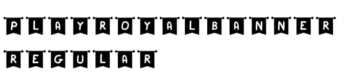 Play Royal Banner Font Preview