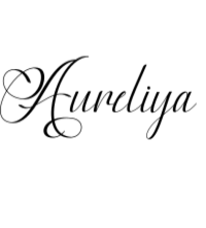 Aureliya Font Preview