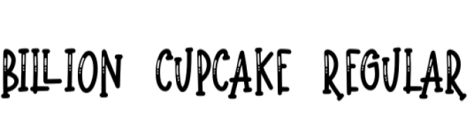 Billion Cupcake Font Preview