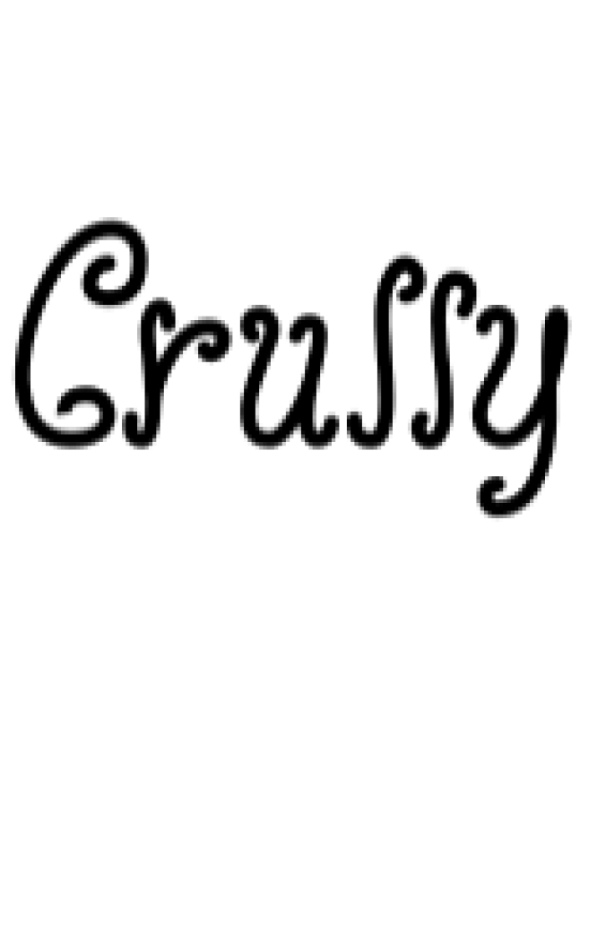 Crully Font Preview