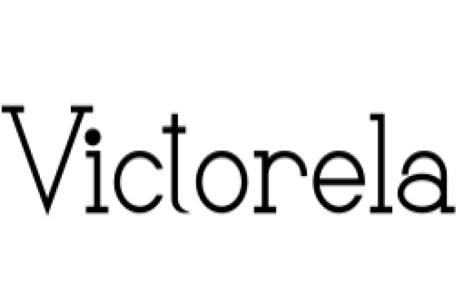 Victorela Font Preview