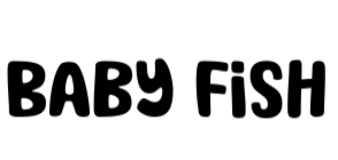Baby Fish Font Preview