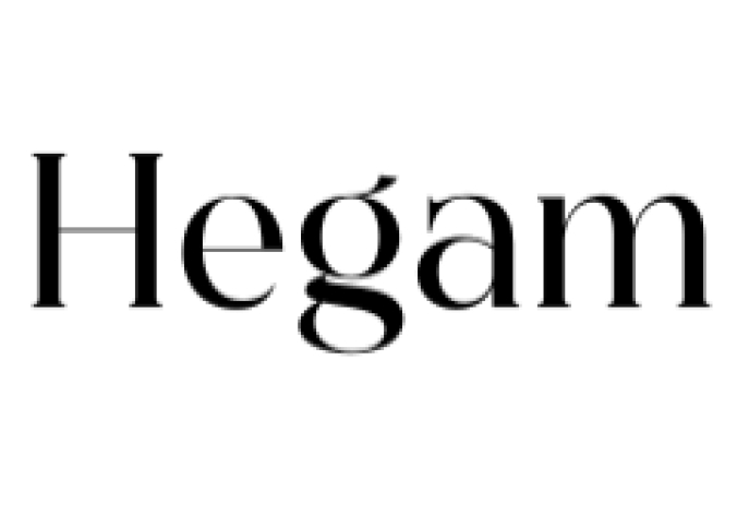 Hegam Font Preview