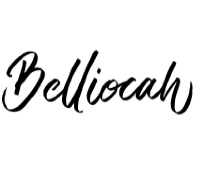 Belliocah Font Preview
