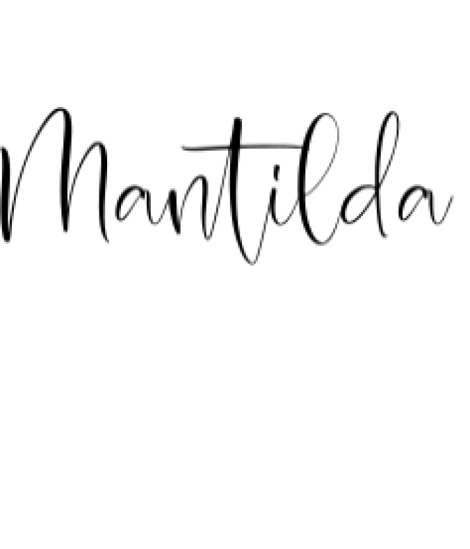Mantilda Font Preview