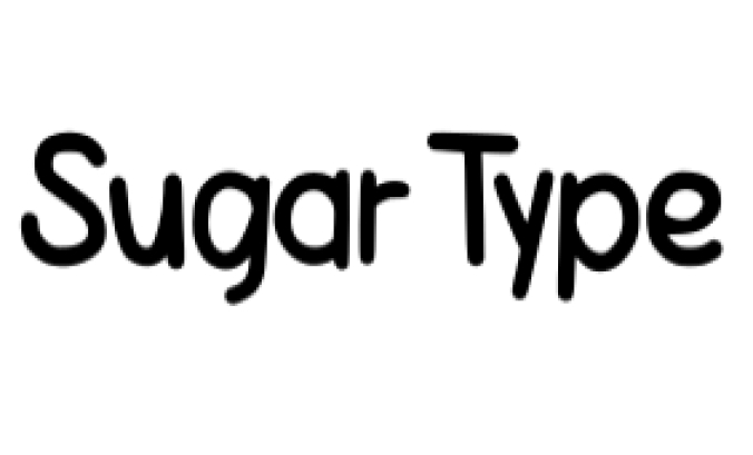 Sugar Type Font Preview