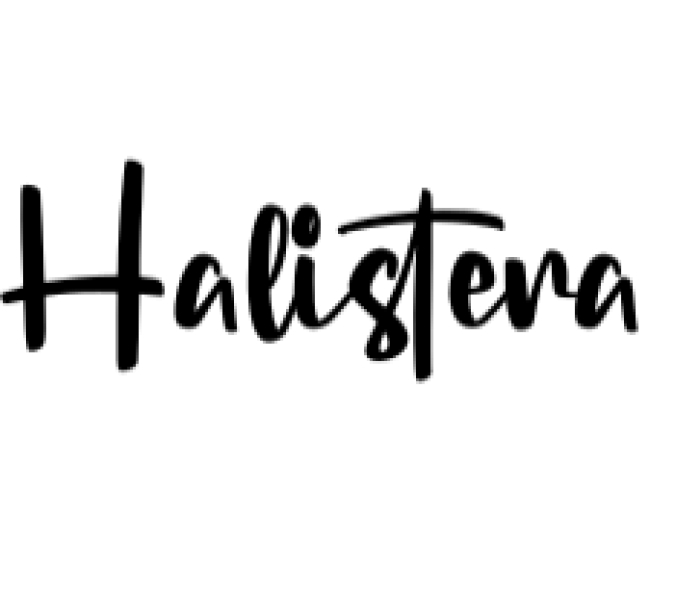 Halistera Font Preview