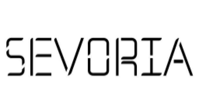 Sevoria Font Preview