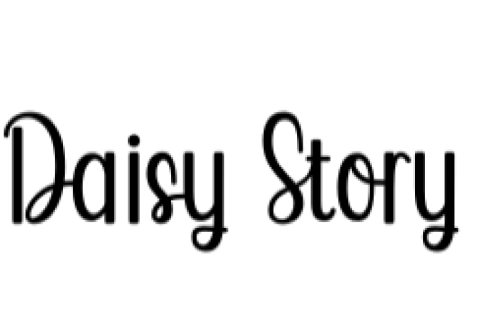 Daisy Story Font Preview