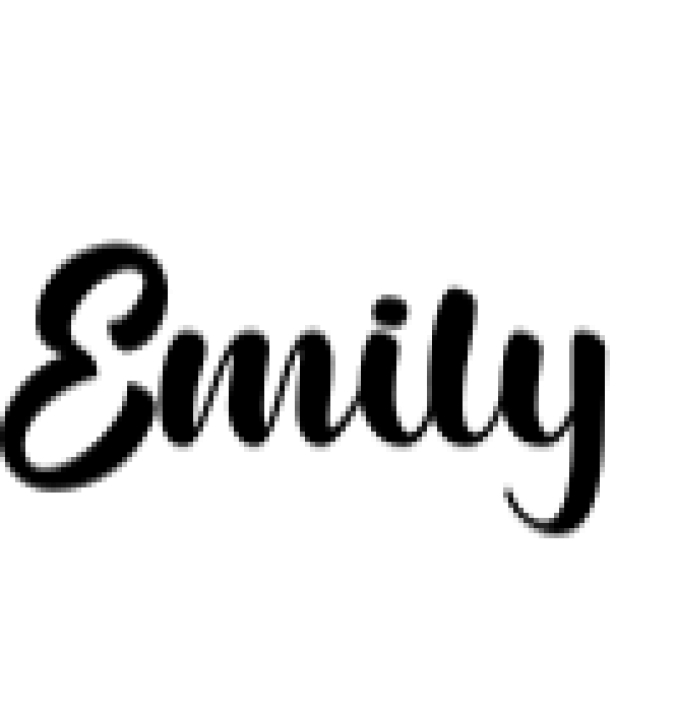 Emily Font Preview