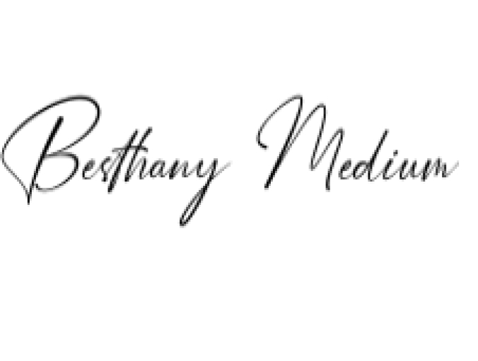 Besthany Font Preview