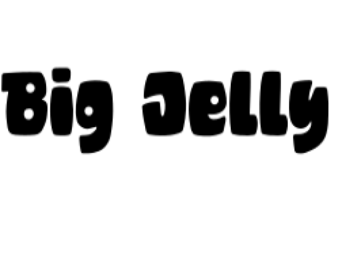 Big Jelly Font Preview