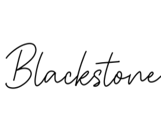 Blackstone Font Preview