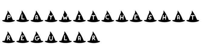 Play Witches Hat Font Preview