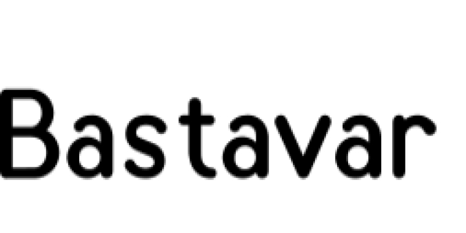 Bastavar Font Preview