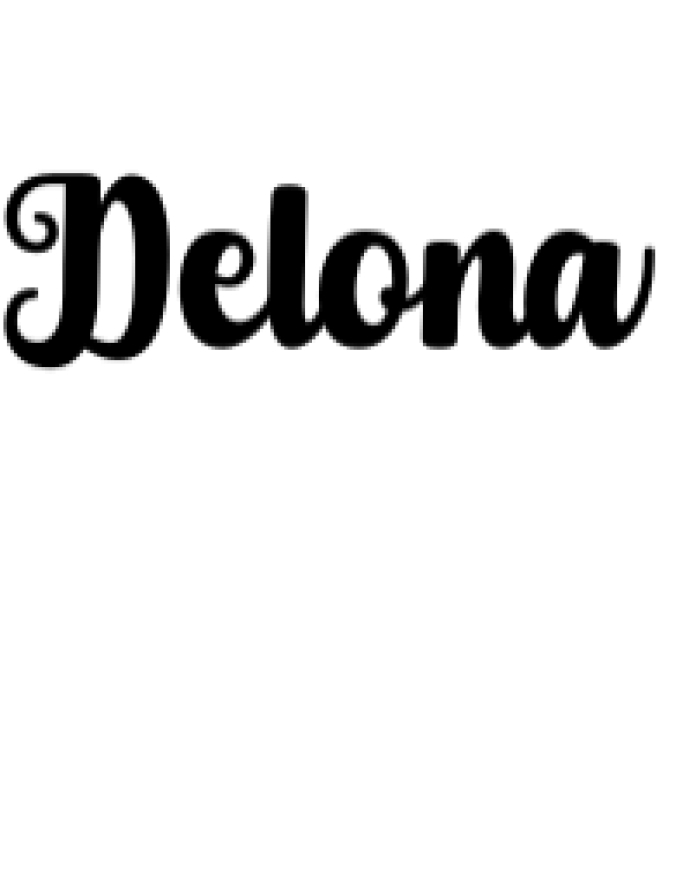 Delona Font Preview