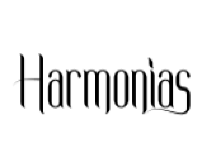 Harmonias Font Preview