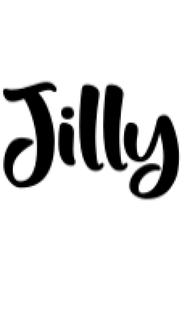 Jilly Font Preview