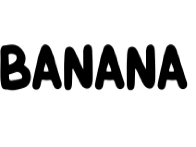 Banana Font Preview
