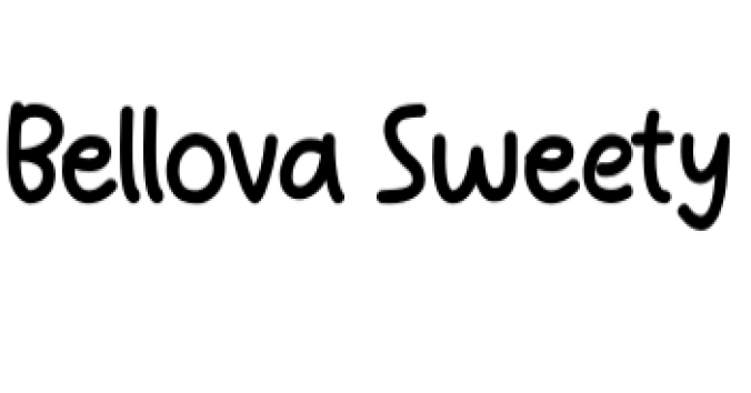 Bellova Sweety Font Preview