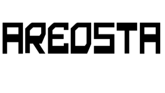 Areosta Font Preview