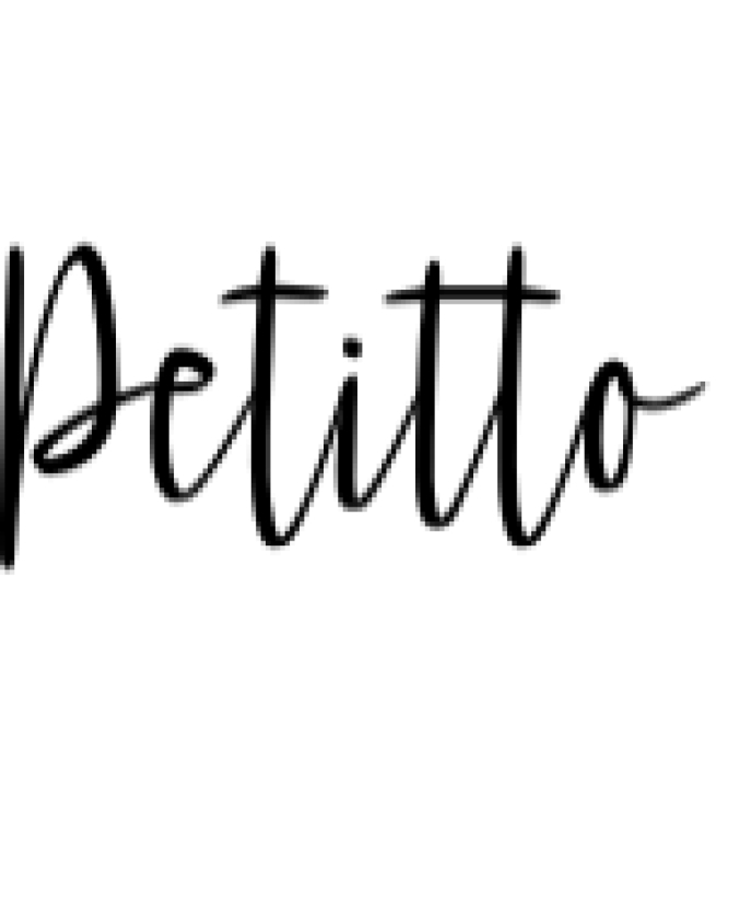 Petitto Font Preview