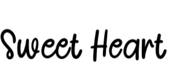 Sweet Heart Font Preview