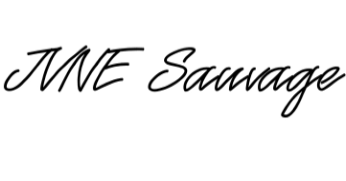 Sauvage Neon Script Font Preview