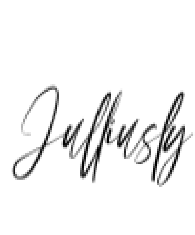 Julliusly Signature Font Preview