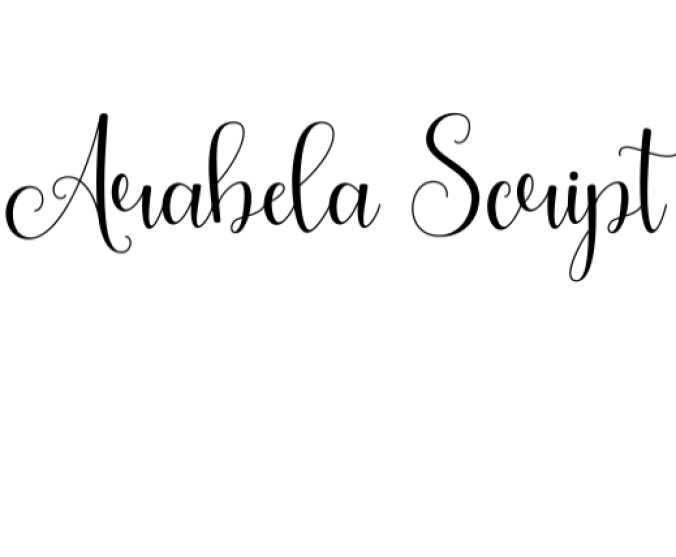 Arabela Script Font Preview