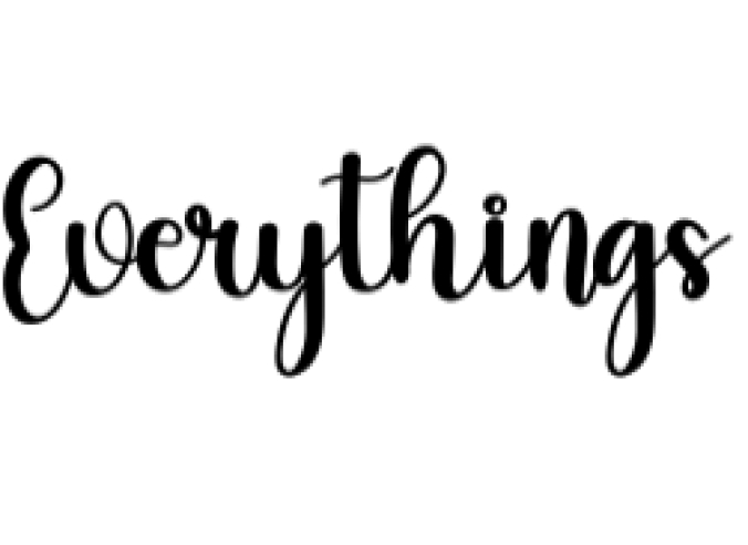 Everythings Font Preview