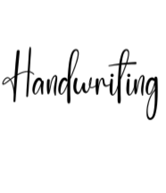 Handwriting Font Preview