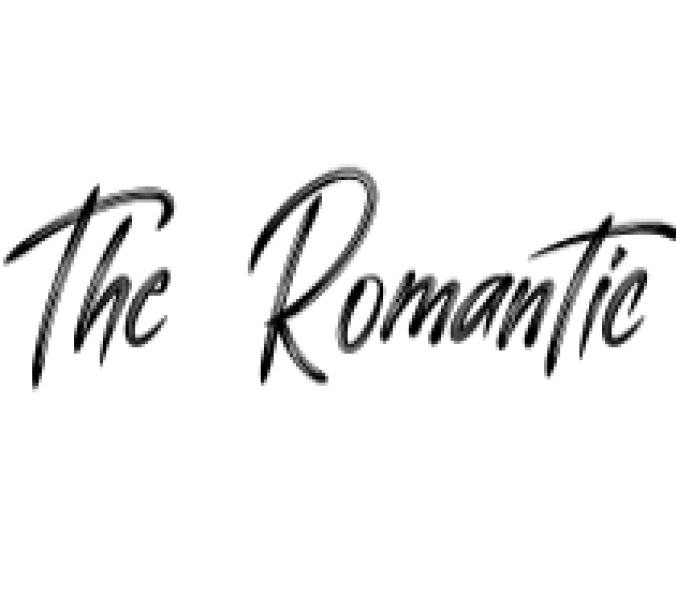 The Romantic Font Preview