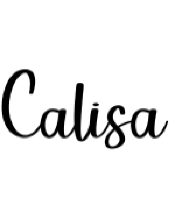 Calisa Font Preview