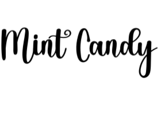 Mint Candy Font Preview