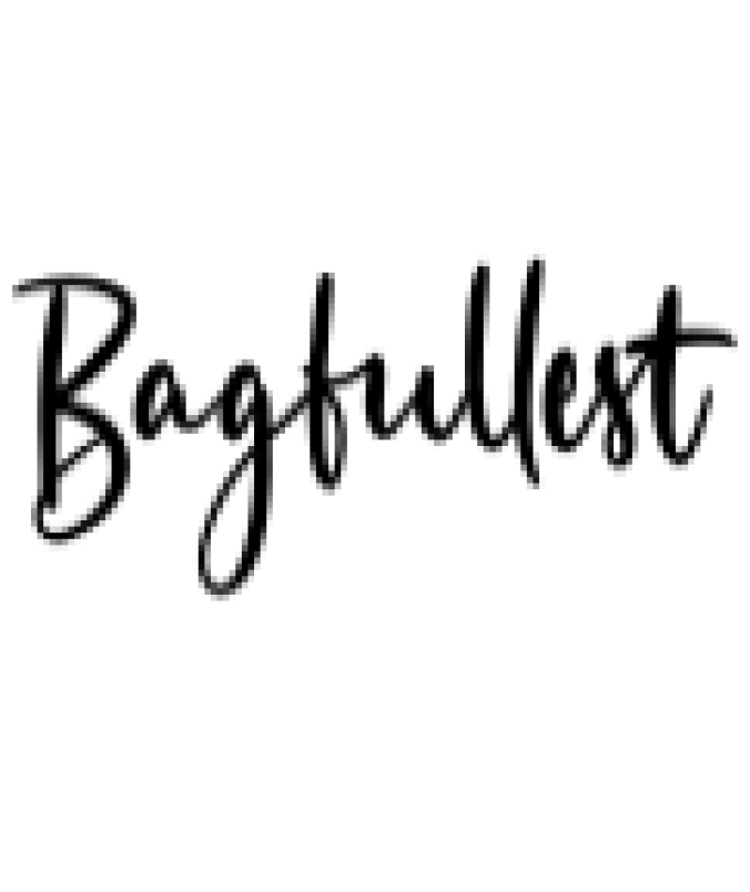 Bagfullest Font Preview
