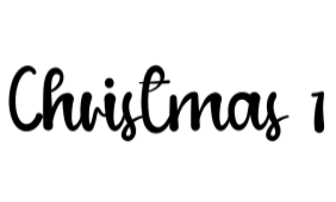 Christmas Font Preview