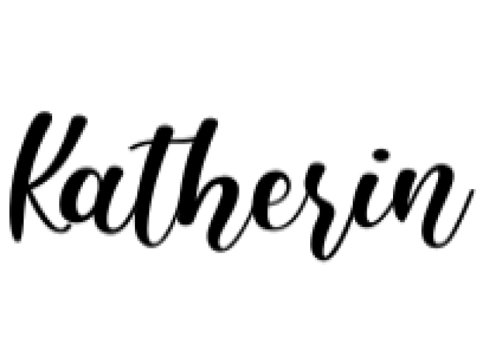 Katherin Font Preview