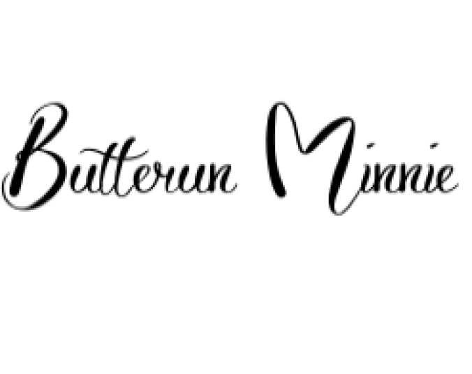 Butterun Minnie Font Preview