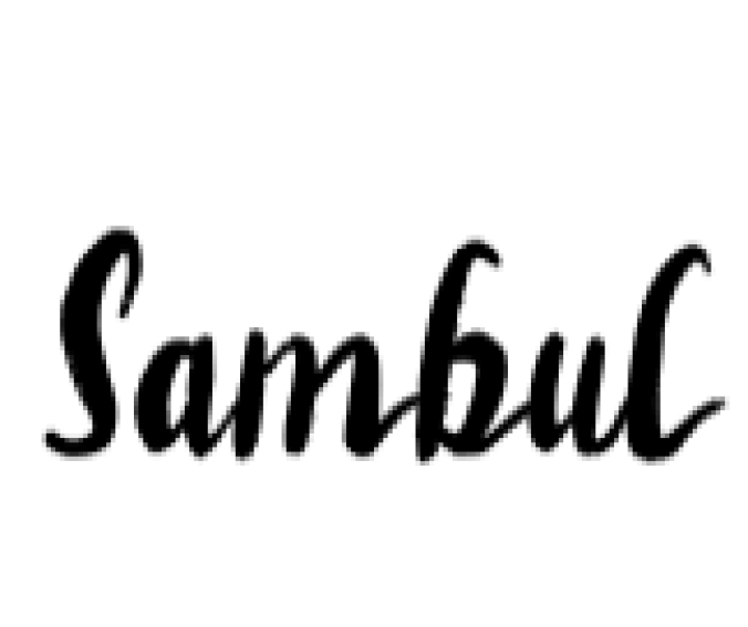 Sambul Font Preview