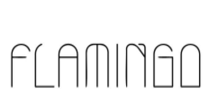 Flamingo Font Preview