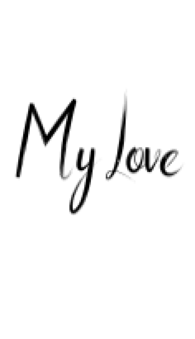 My Love Font Preview