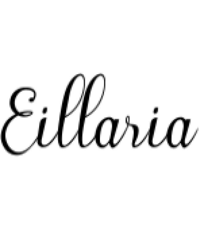 Eillaria Font Preview