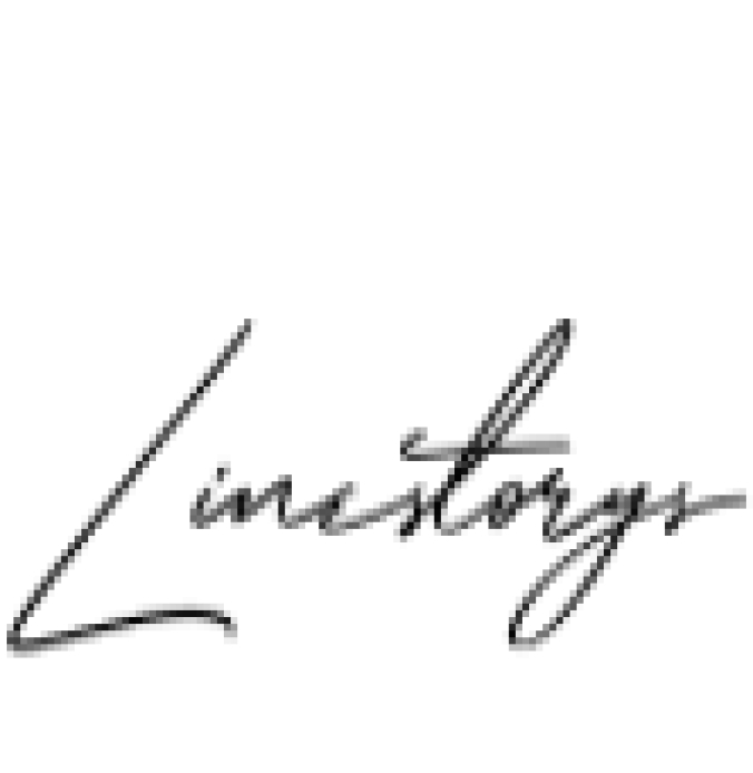 Linestorys Font Preview